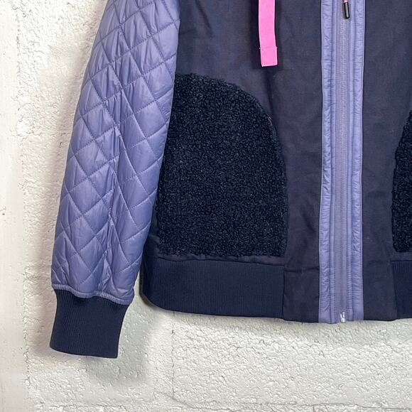 Bass Outdoor Women's Quilted-Trim Zip Bomber Jacket - Heron Multi medium - Picture 2 of 12